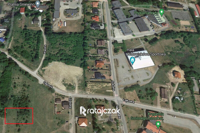 Działka budowlana 1310m2  blisko szkoły - Gniewino